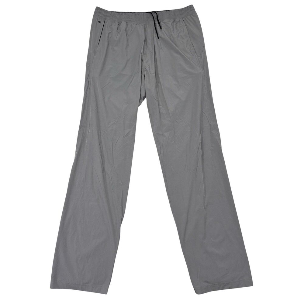 Rhone Pants Men Size XL Gray Performance Stretch Relaxed Fit Athleisure Straight